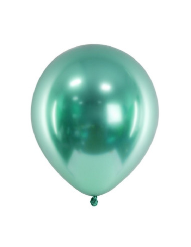 PALLONCINO CROMO SATINATO CON EFFETTO SPECCHIO VERDE