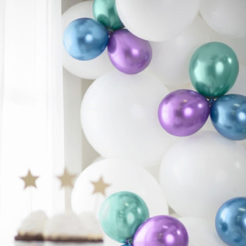 Mini palloncini effetto specchio Viola - 50 Pz - Palloncini da festa - Bellefete.ch 2
