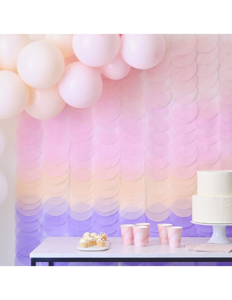 Rosa und Flieder Seidenpapier Party Hintergrund - Party Dekoration - Schweiz