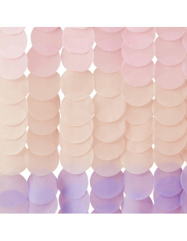 Sfondo per feste in carta velina rosa e lilla - Sfondo per feste