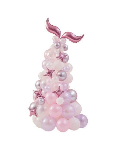 Arche de 80 ballons Sirène - Kit ballons Sirène