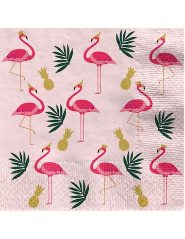 Flamingo-Partyservietten