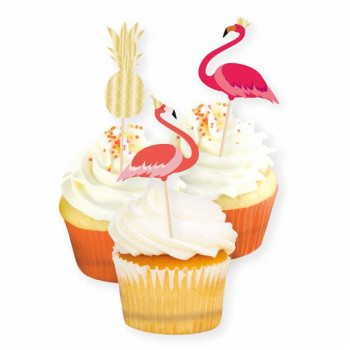 Dekorative Flamingo-Picker