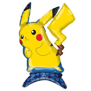 Stehender Pikachu Aluminium dekorativer Ballon - Pokémon Geburtstagsdekoration - Bellefete.ch