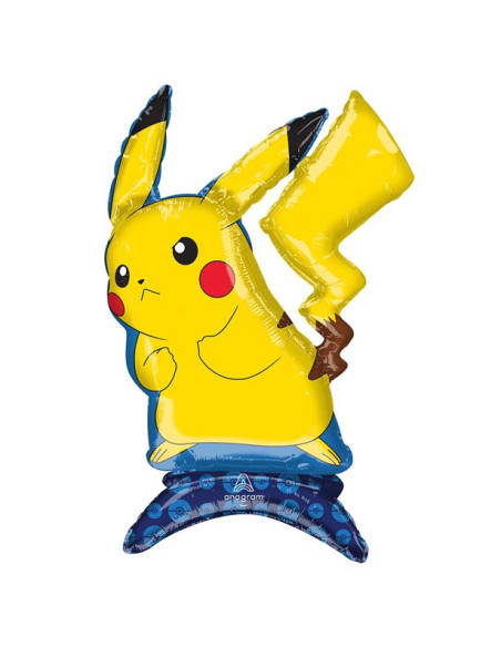Palloncino decorativo in alluminio Pikachu in piedi - Decorazione compleanno Pokémon - Bellefete.ch Palloncino decorativo in alluminio Pikachu in piedi - Decorazione compleanno Pokémon - Bellefete.ch