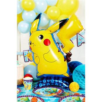 Stehender Pikachu Aluminium dekorativer Ballon - Pokémon Geburtstagsdekoration - Bellefete.ch 2