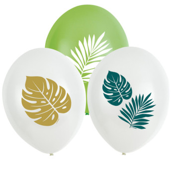 14 Decorazioni Per Torta Con Foglie Tropicali Hawaiane – Per Feste A Tema Spiaggia E Compleanni Estivi