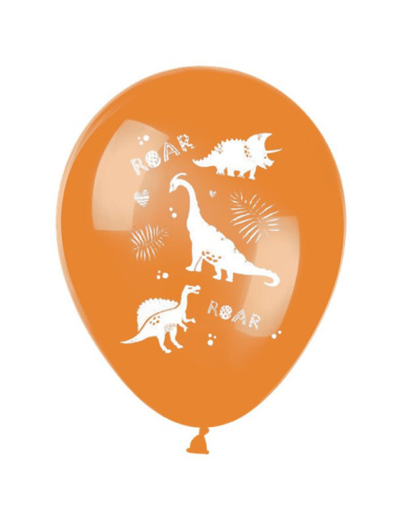 Palloncini in lattice a tema dinosauro - Festa a tema preistorico
