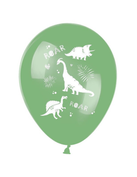 Palloncini in lattice a tema dinosauro - Festa a tema preistorico