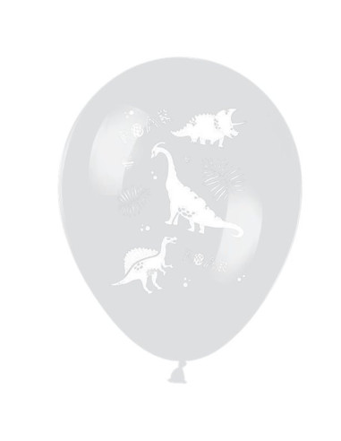 Ballons de fête en latex Dinosaures - Fête Thème Préhistorique