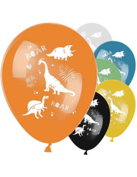 Palloni da festa in lattice Dinosauri - Ideale per Festa Tema Preistorico - Bellefete.ch