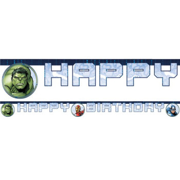 Ghirlanda di compleanno Avengers per bambini, decorazione festiva a tema supereroi