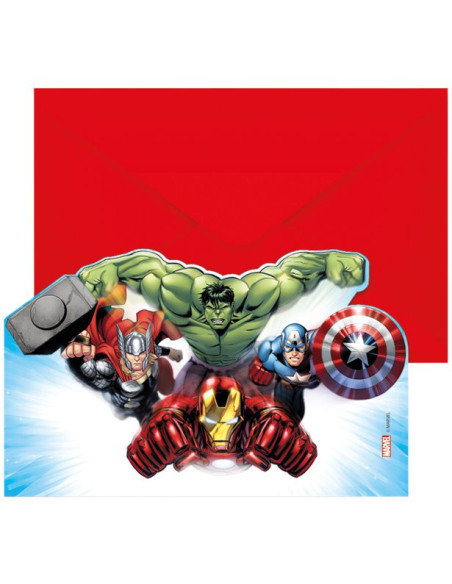 Inviti di compleanno Avengers - Decorazione di festa - Bellefete.ch - Svizzera