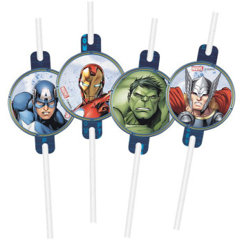 Cannucce di compleanno Avengers - Decorazioni per feste per bambini - Bellefete.ch - Svizzera