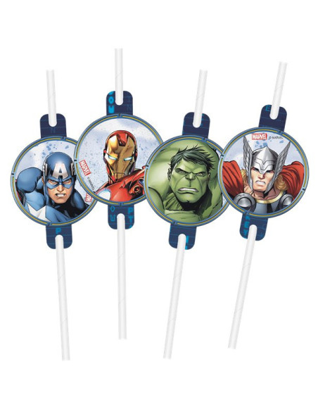Cannucce di compleanno Avengers - Decorazioni per feste per bambini - Bellefete.ch - Svizzera