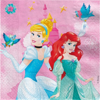 Tovaglioli di compleanno Principesse - Bellefete.ch - Svizzera - Decorazioni per feste Principessa