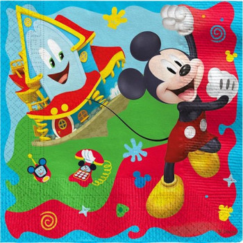 Tovaglioli di compleanno Topolino - Bellefete.ch - Svizzera - Decorazioni di compleanno Topolino