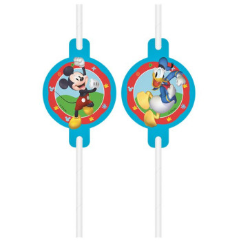 Pailles en papier Mickey Mouse - Bellefete.ch - Suisse - Décorations d'anniversaire Mickey