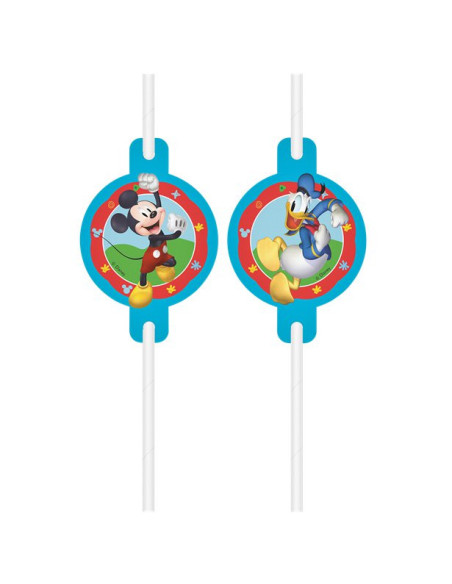 Mickey Mouse Papierstrohhalme - Bellefete.ch - Schweiz - Mickey Mouse Geburtstagsdekorationen