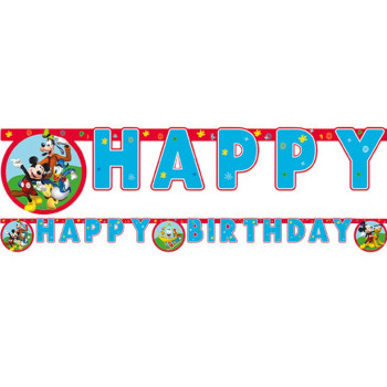 Girlande zum Thema Mickey Mouse Geburtstag - Kinderparty - Bellefete.ch