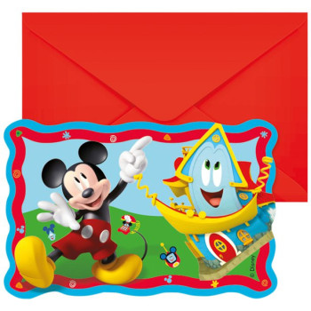 Mickey Mouse Geburtstagseinladungskarten - Disney-Thema - Bellefete.ch