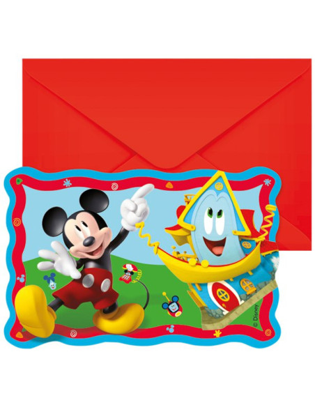 Mickey Mouse Geburtstagseinladungskarten - Disney-Thema - Bellefete.ch
