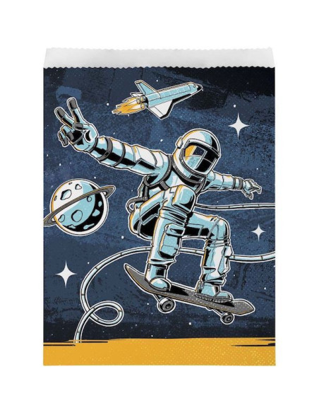 Sacchetti regalo Space Skater - Regalo di compleanno per gli ospiti - Bellefete.ch - Svizzera