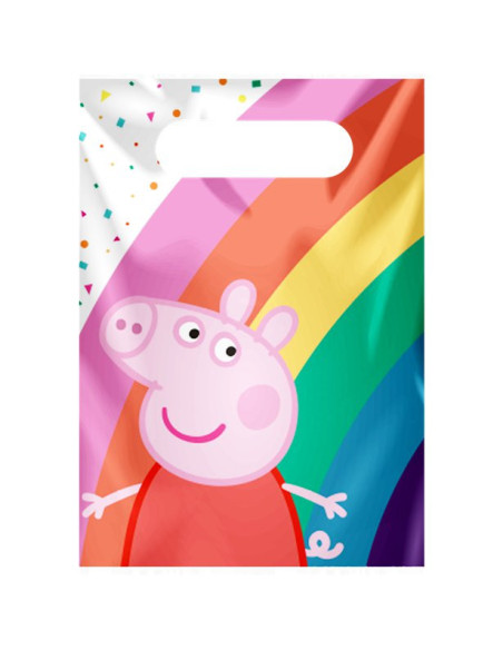 8 Sacchetti di compleanno Peppa Pig - Perfetti per caramelle e giocattoli - Bellefete.ch – Negozio Svizzera 8 Sacchetti di compleanno Peppa Pig - Perfetti per caramelle e giocattoli - Bellefete.ch – Negozio Svizzera