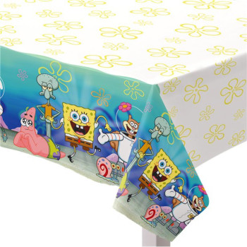 Tovaglia di compleanno SpongeBob - Decorazione tavola compleanno bambino - Bellefete.ch