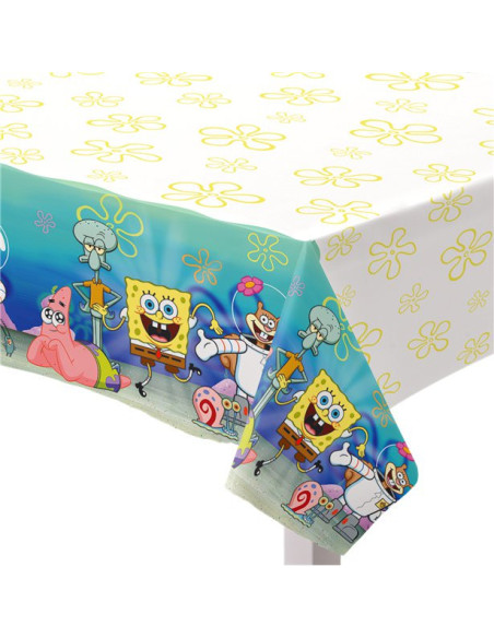 Tovaglia di compleanno SpongeBob - Decorazione tavola compleanno bambino - Bellefete.ch