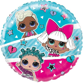 LOL Surprise Geburtstagsballon aus Aluminium - Partydekoration für Kinder - Bellefete.ch - Schweiz