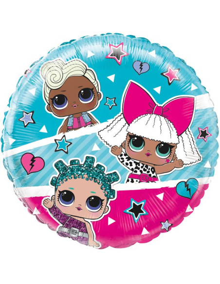 Ballon en aluminium d'anniversaire LOL Surprise - Déco de fête enfants - Bellefete.ch - Suisse