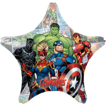 Ballon in Sternform Avengers - Kindergeburtstag - Bellefete.ch - Schweiz
