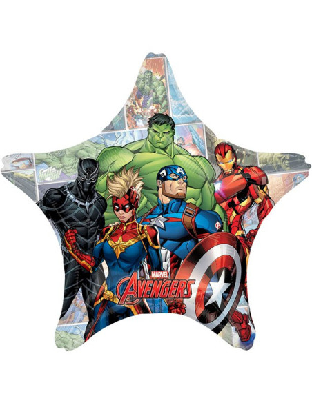 Ballon in Sternform Avengers - Kindergeburtstag - Bellefete.ch - Schweiz