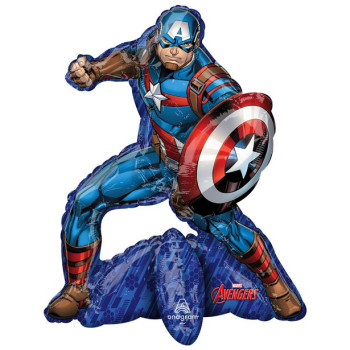 Palloncino Captain America - Decorazione di compleanno Avengers - Negozio svizzero BelleFete.ch