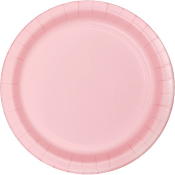 Assiettes à dessert Rose Clair - Déco de table - Vaisselle jetable - Bellefete.ch - Suisse
