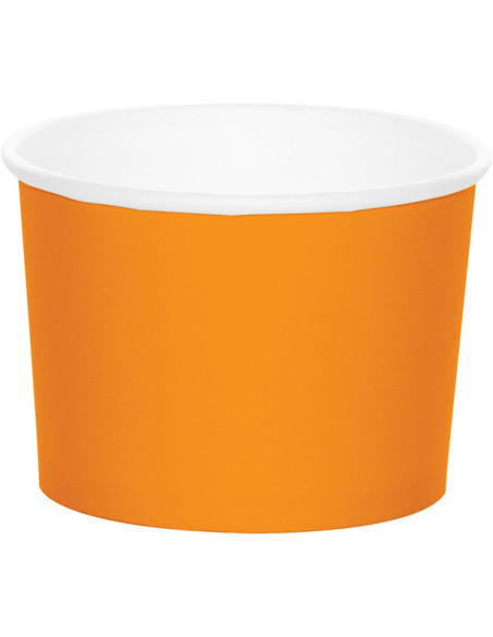 Orange Schalen - Einweg-Partygeschirr - Bellefete.ch