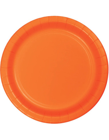 Pappteller Orange - Feiertagsdekoration - Bellefete.ch - Schweiz