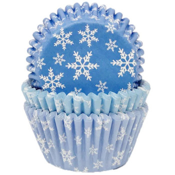 Cupcake-Formen Schneeflocken - Bellefete.ch - Schweiz - Kuchenschmuck Schneekönigin