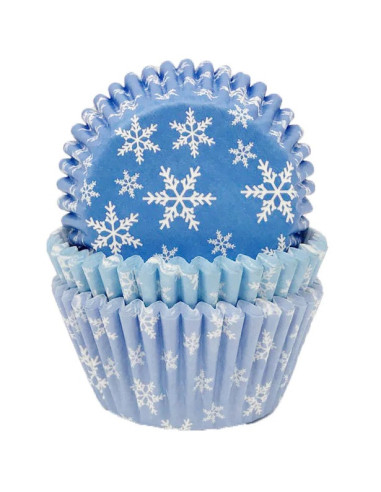 Cupcake-Formen Schneeflocken - Bellefete.ch - Schweiz - Kuchenschmuck Schneekönigin