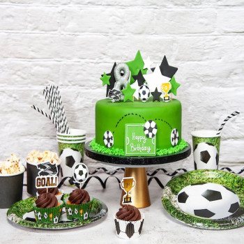 Moules à cupcakes Football - Bellefete.ch - Suisse - Décorations à gateau Football 2