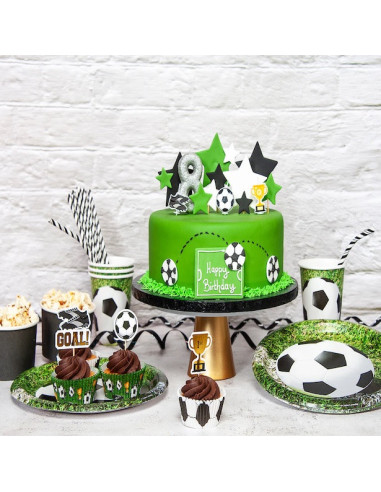 Stampi per cupcake a forma di calcio - Decorazione di torte