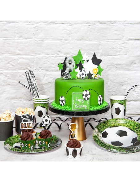 Stampi per cupcake a forma di calcio - Decorazione di torte