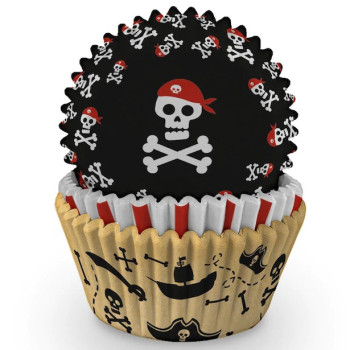 Moules à cupcakes Pirate - Décorations pour gâteau d'anniversaire - Bellefete.ch - Suisse