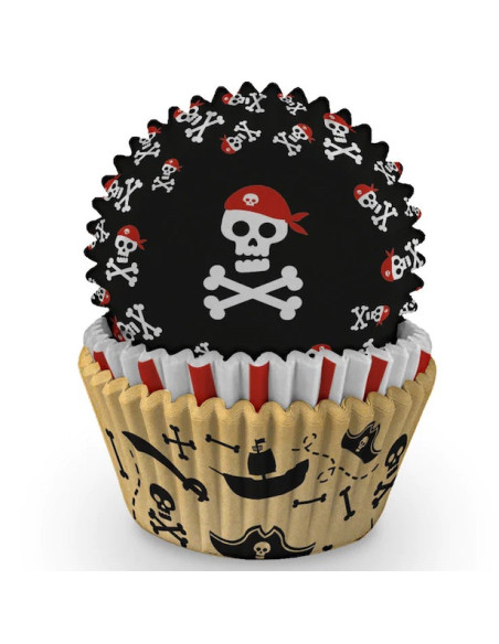 Moules à cupcakes Pirate - Décorations pour gâteau d'anniversaire - Bellefete.ch - Suisse