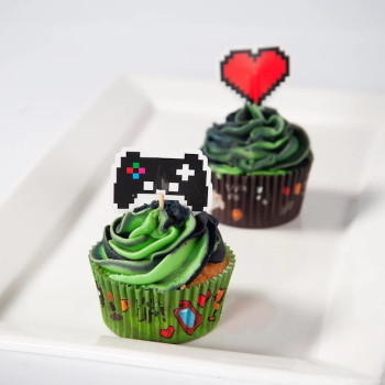 Picchi per cupcake Videogiochi - Decorazione per feste per bambini - Bellefete.ch - Svizzera 2