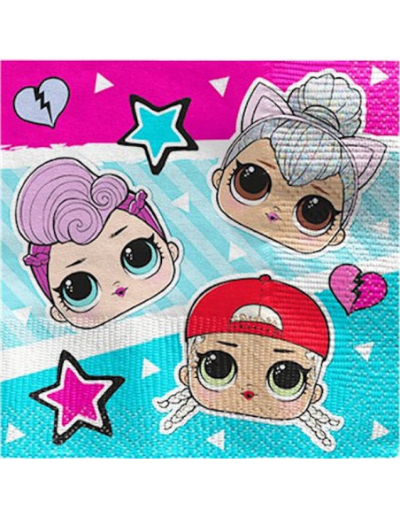 LOL Surprise Getränkeservilien - Geburtstagsdekoration für Kinder - bellefete.ch - Schweiz