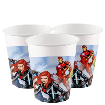 Bicchieri di compleanno Avengers - Bellefete.ch - Svizzera - Decorazioni per feste Avengers