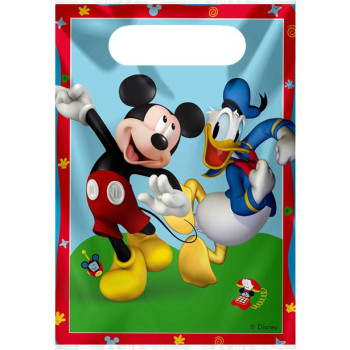 Sacs de fête en plastique Mickey Mouse - Emballage Cadeaux Anniversaire Disney - Suisse