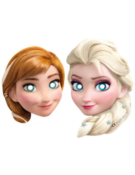 Masken Anna und Elsa - Schneekönigin - Bellefete.ch - Schweiz - Geburtstagsdekoration Schneekönigin Masken Anna und Elsa - Schneekönigin - Bellefete.ch - Schweiz - Geburtstagsdekoration Schneekönigin